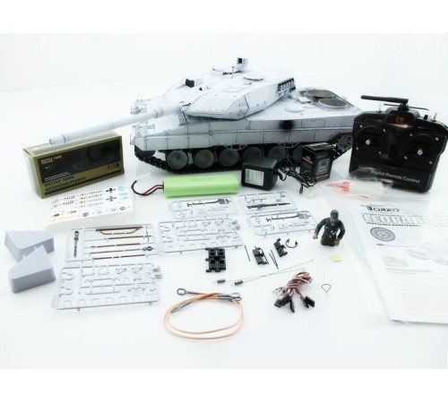 Р/У танк Taigen 1/16 Leopard 2 A6 (Германия) UN 2.4G RTR, деревянная коробка