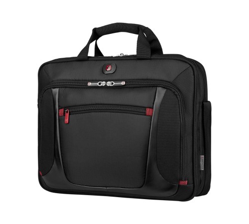 Портфель для ноутбука 15'' WENGER, черный, полиэстер/ПВХ, 40 x 15 x 33 см, 9 л