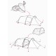 Палатка 2-местная Naturehike Opalus NH17L001-L, 20D, зеленый, 6976023924781