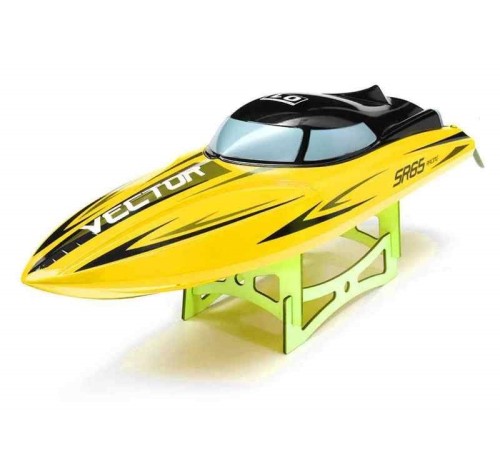 Радиоуправляемый катер Volantex RC Vector SR65 желтый Brushless PNP