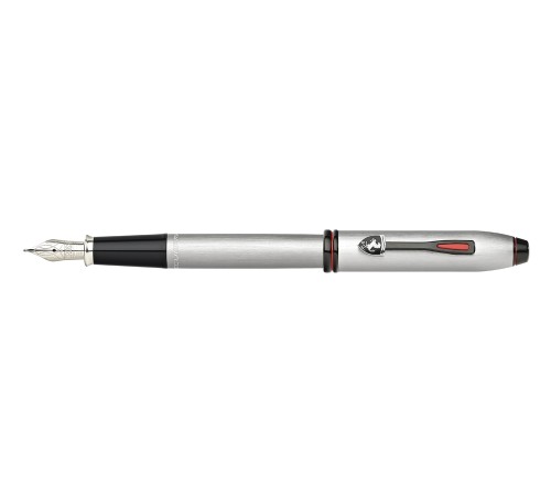 Перьевая ручка Cross Townsend Ferrari Brushed Aluminum, перо среднее M