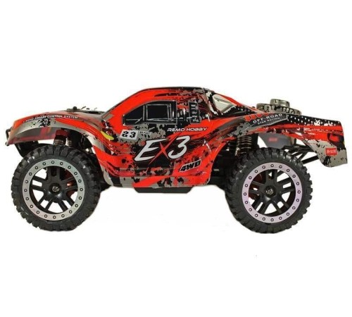 Радиоуправляемый шорт-корс Remo Hobby EX3 UPGRADE (красный) 4WD 2.4G 1/10 RTR