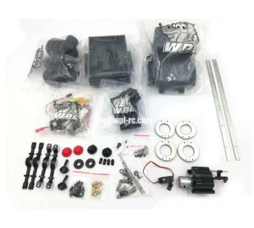 Радиоуправляемая машина WPL военный грузовик (серый) 4WD 2.4G 1/16 KIT