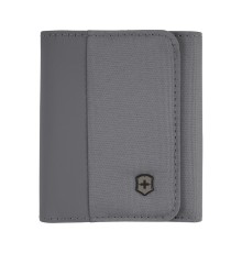 Бумажник VICTORINOX Travel Essentials Tri-Fold Wallet, серый, полиэстер, 9x2x10 см