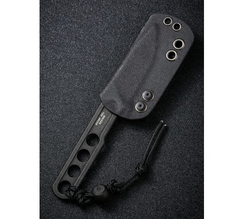 Нож CIVIVI Fixed Blade Circulus 10Cr15CoMoV Steel Black Stonewashed Handle Ostap Hel Design