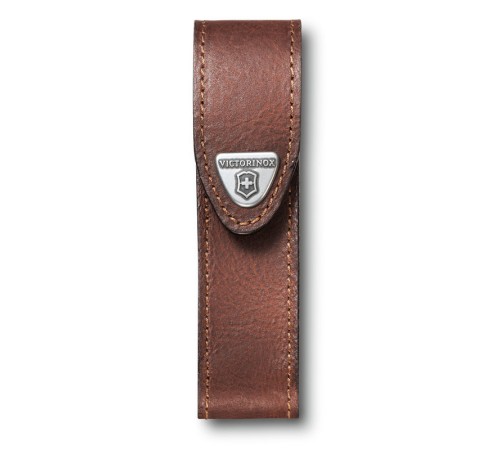 Чехол на ремень VICTORINOX для ножей 111 мм толщиной 2-4 уровня, кожаный, коричневый