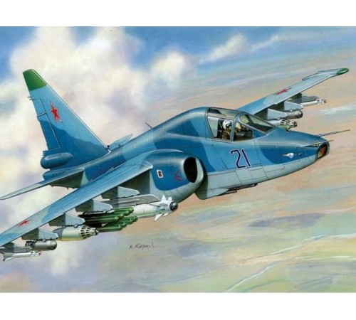 Сборная модель ZVEZDA Российский истребитель танков Су-39, подарочный набор, 1/72