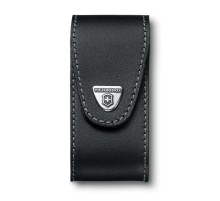 Чехол на ремень VICTORINOX для ножа 111 мм WorkChamp XL (0.9064.XL), кожаный, чёрный