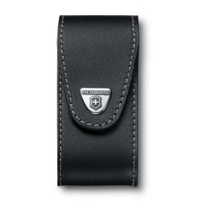 Чехол на ремень VICTORINOX для ножа 111 мм WorkChamp XL (0.9064.XL), кожаный, чёрный