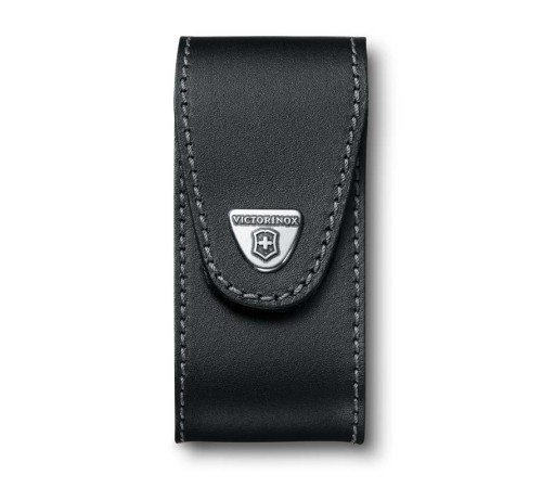 Чехол на ремень VICTORINOX для ножа 111 мм WorkChamp XL (0.9064.XL), кожаный, чёрный