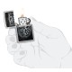 Зажигалка ZIPPO Dragon Design с покрытием Street Chrome, латунь/сталь, серебристая, 38x13x57 мм