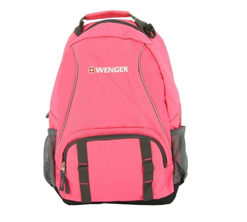 Рюкзак WENGER, розовый/серый, полиэстер 600D/добби, 32х14х45 см, 20 л