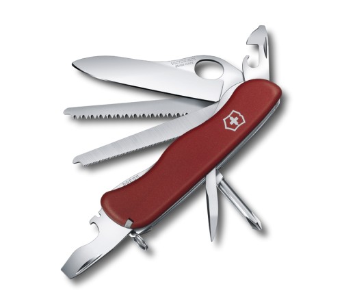 Нож перочинный VICTORINOX Locksmith, 111 мм, 14 функций, с фиксатором лезвия, красный
