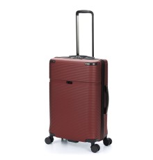 Чемодан TORBER Onego, бордовый, ABS-пластик, 69,5 х 46 х 26 см, 69 л
