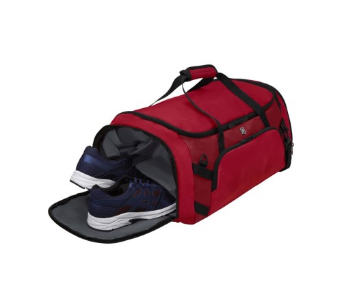 Рюкзак-сумка VICTORINOX VX Sport Evo 2-in-1 Backpack/Duffel, красный, полиэстер, 65x37x28 см, 57 л
