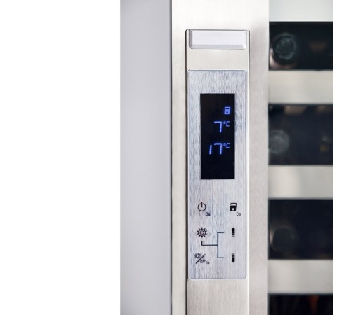 Винный шкаф двухзонный встраиваемый компрессорный Cavanova CV300DT
