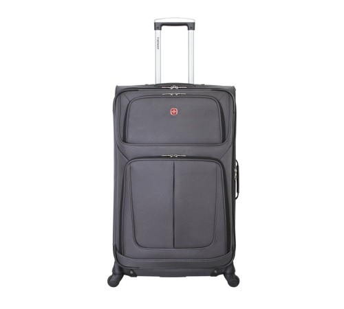 Чемодан WENGER SION, серый, полиэстер 750x750D добби, 46 x 29 x 80 см, 90 л