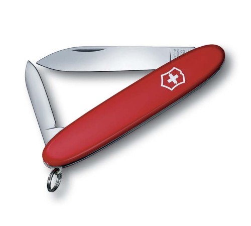 Нож перочинный VICTORINOX Excelsior, 84 мм, 3 функции, красный, с чехлом из искуственной кожи