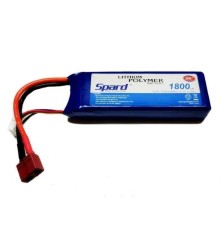 Аккумулятор Li-Po Spard 1800mAh, 11,1V, 30C, T‐plug