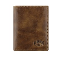 Мини-бумажник KLONDIKE MOUNTAIN «Alfie», натуральная кожа в коньячном цвете, 9 х 11 х 2 см
