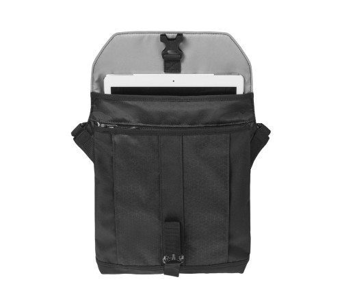 Сумка наплечная VICTORINOX Altmont Original Flapover Digital Bag, чёрная, нейлон, 26x10x30 см, 7 л