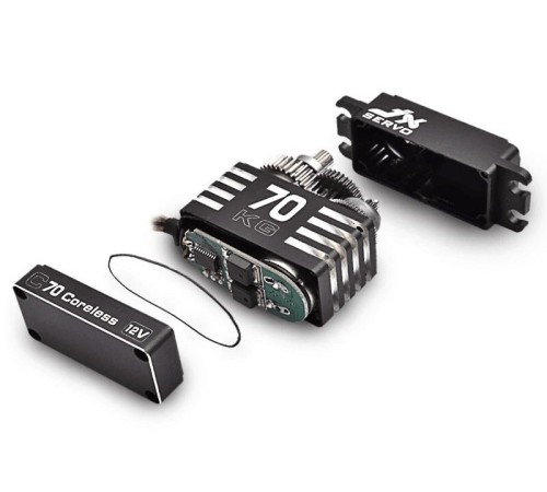 Сервомашинка цифровая JX Servo C70 (87г/72/0.08/12.0V) Full metal