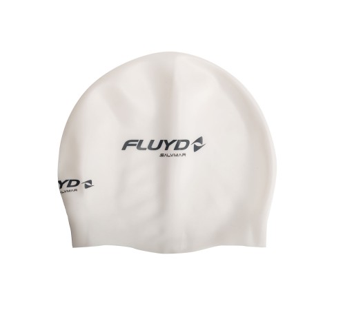 Шапочка для плавания в бассейне FLUYD 3D белая