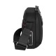 Сумка через плечо компактная VICTORINOX Architecture Urban2 Compact Crossbody Bag, черный, полиэстер/кожа, 22x6x16 см, 2 л