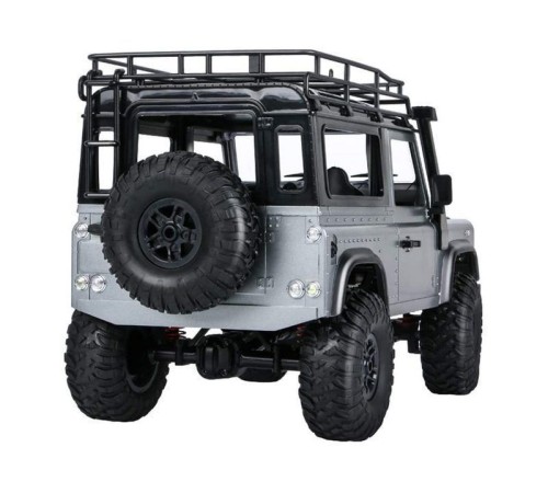 Радиоуправляемая машина MN MODEL англ. внедорожник Defender  D90 (серебристый) 4WD 2.4G 1/12 RTR