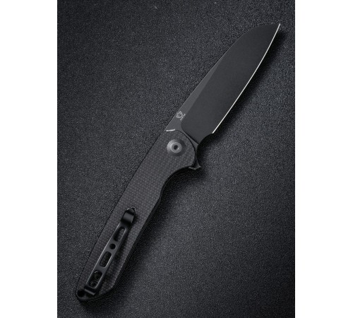Складной нож SENCUT Kyril 9Cr18MoV Steel Black Stonewashed Handle Black Micarta