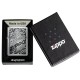 Зажигалка ZIPPO с покрытием Brushed Chrome, латунь/сталь, серебристая, 38x13x57 мм