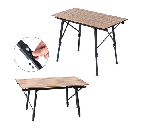 Стол Naturehike MW03 NH19Z003-D складной, цвет орех, 6927595798072