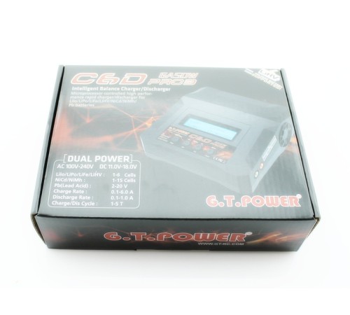 Зарядное устройство G.T.Power C6D Dual Power 12/220В 6A