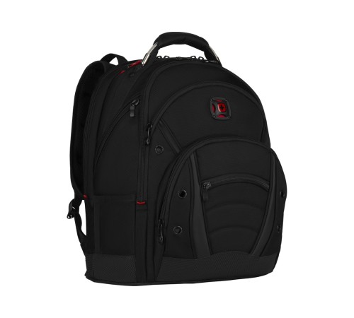 Рюкзак WENGER Synergy Pro Deluxe 16”, чёрный, полиэстер, 36x26x46 см, 26 л