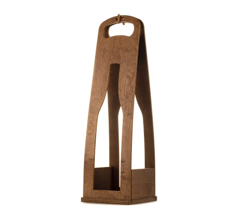 Переноска Addwood из тонированной фанеры для одной бутылки