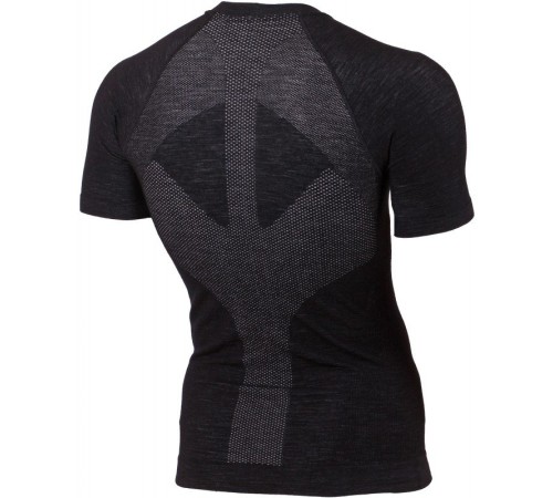 Футболка  мужская WABEL/ кор.рукав/ Шерсть 120/ черная/ XXL-XXXL, WABEL9090XXLXXXL