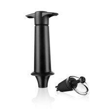 Вакуумный насос для вина Vacu Vin Black + пробка с каплеуловителем