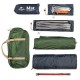 Палатка одноместная Naturehike сверхлегкая + коврик NH18A095-D, оранжевая, 6927595701836