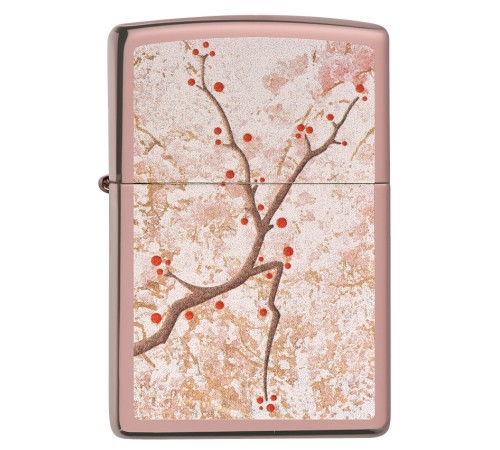 Зажигалка ZIPPO Eastern с покрытием High Polish Rose Gold, латунь/сталь, розовое золото, 38x13x57 мм