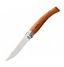 Нож филейный Opinel №8, нержавеющая сталь, рукоять бубинга, 000015