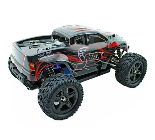 Радиоуправляемый монстр Remo Hobby SMAX Brushless (красный) 4WD 2.4G 1/16 RTR