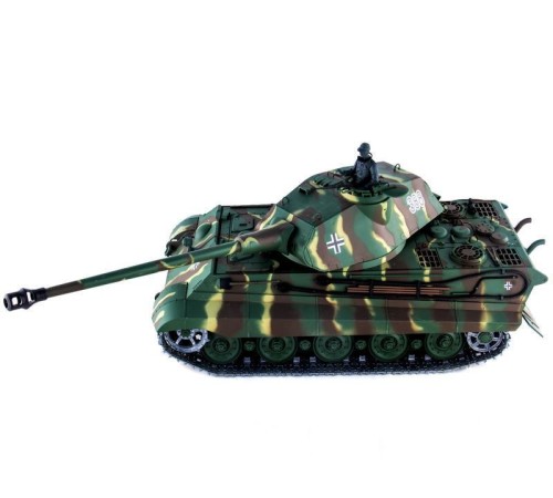 Радиоуправляемый танк Heng Long King Tiger (башня Porsche) Professional V6.0  2.4G 1/16 RTR