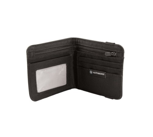 Бумажник VICTORINOX Bi-Fold Wallet, чёрный, нейлон 800D, 11x1x10 см