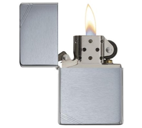 Зажигалка ZIPPO Vintage™ Series 1937, с покрытием High Polish Chrome, серебристая, 38x13x57 мм
