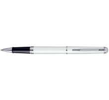 Роллерная ручка Waterman Hemisphere Essential White CT. Корпус и колпачок - лаковые