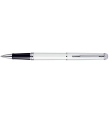 Роллерная ручка Waterman Hemisphere Essential White CT. Корпус и колпачок - лаковые