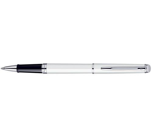 Роллерная ручка Waterman Hemisphere Essential White CT. Корпус и колпачок - лаковые