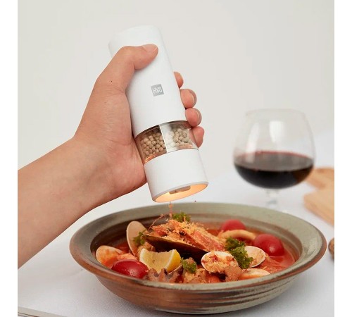 Электрическая мельница для специй со встроенным аккумулятором Huohou Electric Grinder Rechargeable HU0201 Rus белая