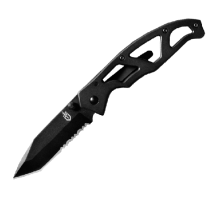 Нож Gerber Tactical Paraframe Tanto Clip Foldin Knife, блистер, прямое-серрейторное лезвие, (1013970), 31-001731