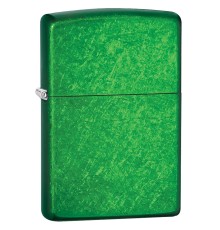 Зажигалка ZIPPO Classic с покрытием Meadow™, латунь/сталь, зеленая, глянцевая, 36x12x56 мм